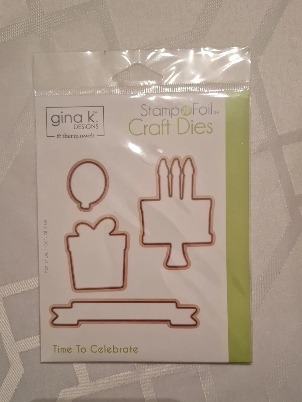 Time To Celebrate Craft Dies - No Stamps Included